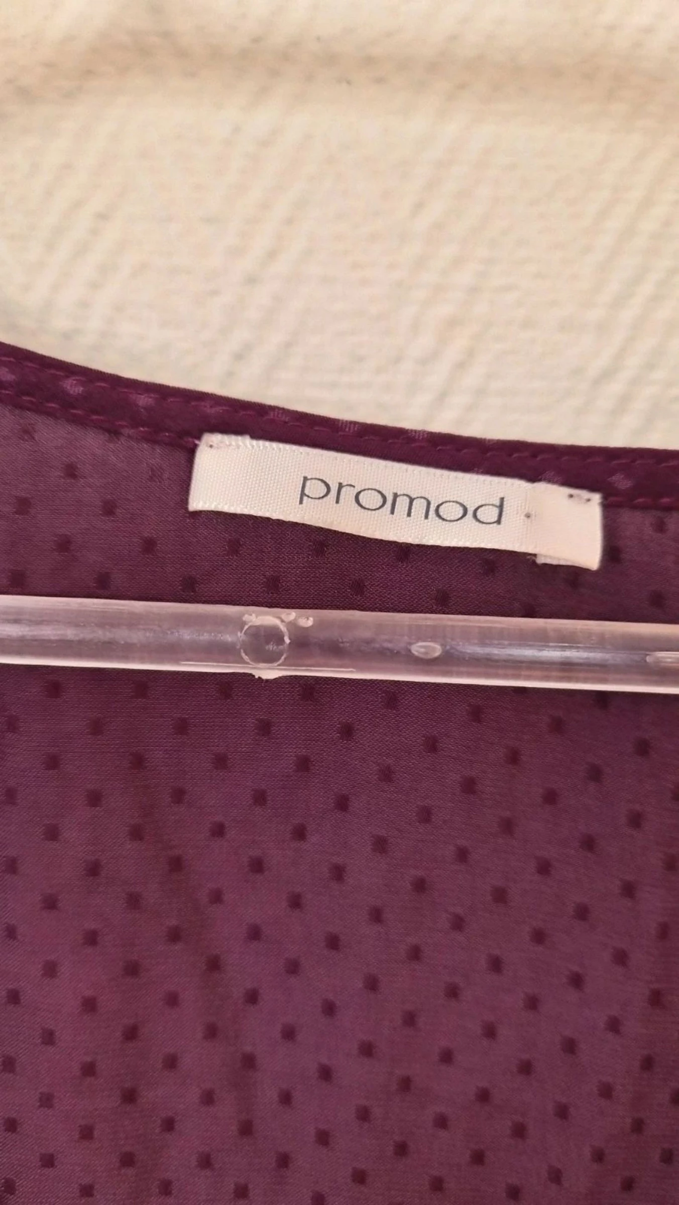 Blusa feminina Promod bordô tamanho G – photo 4